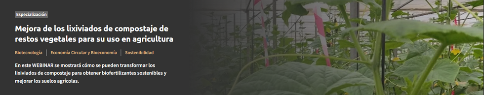  Mejora de los lixiviados de compostaje de restos vegetales para su uso en agricultura
